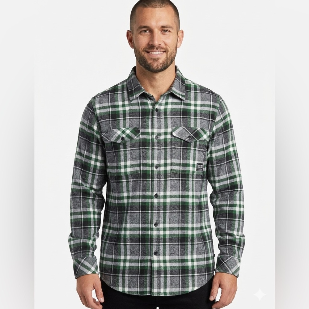 Billabong Men’s Button Down Flannel Shirt